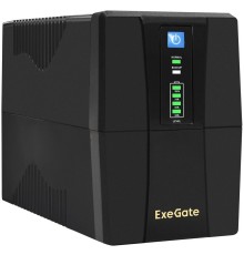 Exegate EX292773RUS ИБП ExeGate Power Back BNB-800.LED.AVR.4C13 <800VA/480W, LED, AVR, 4*C13, металлический корпус, Black>