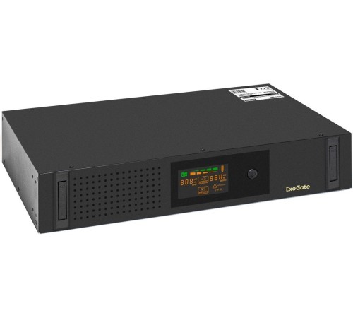 Exegate EX293851RUS ИБП ExeGate ServerRM UNL-2000.LCD.AVR.2SH.3C13.USB.2U <2000VA/1200W, Color LCD, AVR, 2*Schuko+3*C13, USB, 2U, установка в стойку, Black> Exegate EX293851RUS ИБП ExeGate ServerRM UNL-2000.LCD.AVR.2SH.3C13.USB.2U <2000VA/1200W, Color LCD, AVR, 2*Schuko+3*C13, USB, 2U, установка в стойку, Black>
