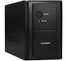Exegate EP285483RUS ИБП ExeGate SpecialPro UNB-1000.LED.AVR.EURO.RJ <1000VA/650W, LED, AVR, 4 евророзетки, RJ45/11, Black>
