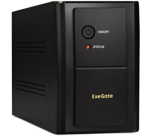 Exegate EP285483RUS ИБП ExeGate SpecialPro UNB-1000.LED.AVR.EURO.RJ <1000VA/650W, LED, AVR, 4 евророзетки, RJ45/11, Black>
