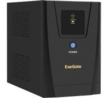 Exegate EX292793RUS ИБП ExeGate SpecialPro UNB-1200.LED.AVR.2SH.3C13 <1200VA/750W, LED, AVR, 2*Schuko+3*C13, съемн.кабель, металлический корпус, Black>