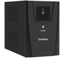 Exegate EP285496RUS ИБП ExeGate SpecialPro UNB-1500.LED.AVR.C13.RJ.USB <1500VA/950W, LED, AVR, 6*IEC-C13, RJ45/11, USB, Black>