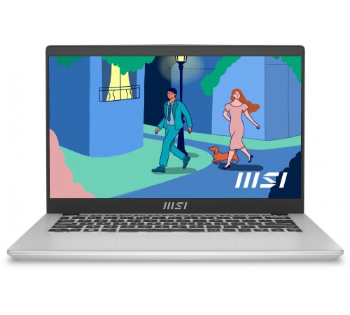 Ультрабук MSI Modern 14 C12MО-688RU, 14",  IPS, Intel Core i7 1255U 1.7ГГц, 10-ядерный, 16ГБ DDR4, 512ГБ SSD,  Intel Iris Xe graphics , Windows 11 Professional, серебристый [9s7-14j111-688]