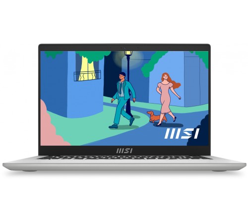 Ультрабук MSI Modern 14 C12MО-688RU, 14",  IPS, Intel Core i7 1255U 1.7ГГц, 10-ядерный, 16ГБ DDR4, 512ГБ SSD,  Intel Iris Xe graphics , Windows 11 Professional, серебристый [9s7-14j111-688]