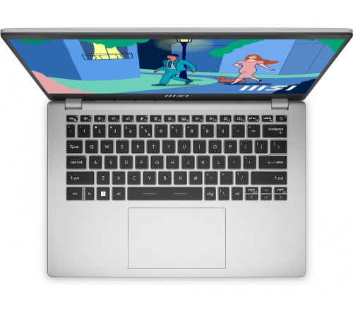 Ультрабук MSI Modern 14 C12MО-688RU, 14",  IPS, Intel Core i7 1255U 1.7ГГц, 10-ядерный, 16ГБ DDR4, 512ГБ SSD,  Intel Iris Xe graphics , Windows 11 Professional, серебристый [9s7-14j111-688]