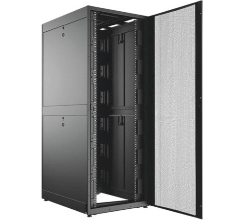 42U 800x1050, черный, дверь перф.