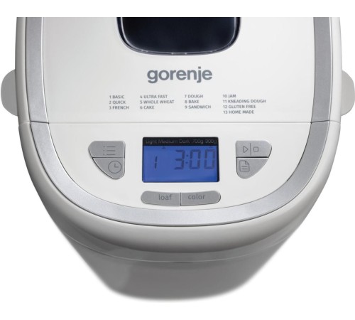 Хлебопечь Gorenje BM900WS 600Вт белый