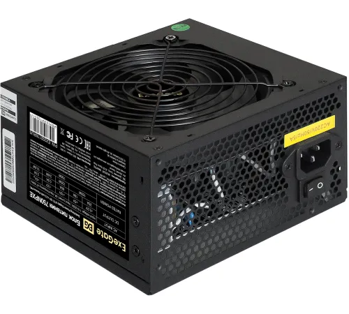 Exegate EX292176RUS Блок питания 750W ExeGate 750NPXE (ATX, PPFC, 12cm fan, 24pin, (4+4)pin, PCIe, 4xSATA, 3xIDE, FDD, black)