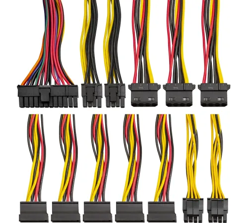 Exegate EX292176RUS Блок питания 750W ExeGate 750NPXE (ATX, PPFC, 12cm fan, 24pin, (4+4)pin, PCIe, 4xSATA, 3xIDE, FDD, black)