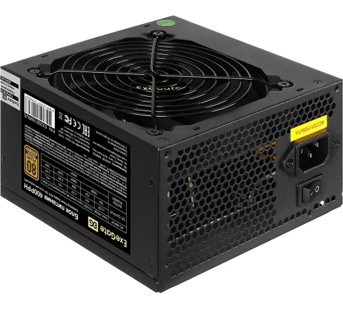Блок питания 400 Вт ATX Exegate 400PPH, 120 мм, 80 Plus Bronze, Retail (EX292159RUS)