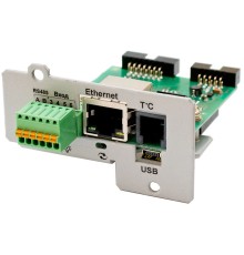 ШТИЛЬ Плата расширения: Ethernet, mini USB, 1x вх для датч темп, 2x дискр вх.,SNMP/Modbus TCP/HTTP/SMTP/NTP/протокол Штиль, Е- mail /Trap-сообщ (IC-SNMP/mini-USB)
