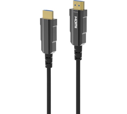 Кабель аудио-видео Digma HDMI (m)/HDMI (m) 50м. позолоч.конт. черный (HDMI-AOC2.1-50)