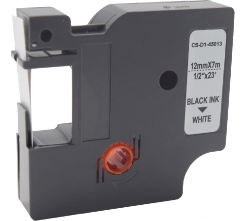 Картридж ленточный Cactus CS-D1-45013 45013 для Dymo LM 160, 210D, 280, PnP, 420P, 500 TS; Rhino Pro 6000, 5200, 4200