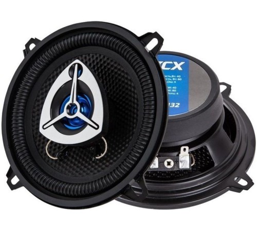Колонки автомобильные Kicx GX-132 80Вт 89дБ 4Ом 13см (5дюйм) (ком.:2кол.) коаксиальные трехполосные Колонки автомобильные Kicx GX-132 80Вт 89дБ 4Ом 13см (5дюйм) (ком.:2кол.) коаксиальные трехполосные