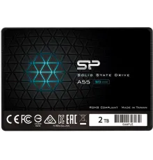 Твердотельный диск 2TB Silicon Power A55, 2.5", SATA III [R/W - 500/450 MB/s] TLC