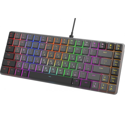 Клавиатура Оклик K615X механическая черный/серебристый USB Multimedia for gamer LED (1934413) Клавиатура Оклик K615X механическая черный/серебристый USB Multimedia for gamer LED (1934413)