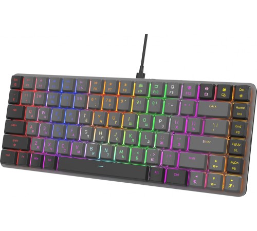 Клавиатура Оклик K615X механическая черный/серебристый USB Multimedia for gamer LED (1934413) Клавиатура Оклик K615X механическая черный/серебристый USB Multimedia for gamer LED (1934413)