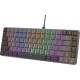 Клавиатура Оклик K615X механическая черный/серебристый USB Multimedia for gamer LED (1934413)