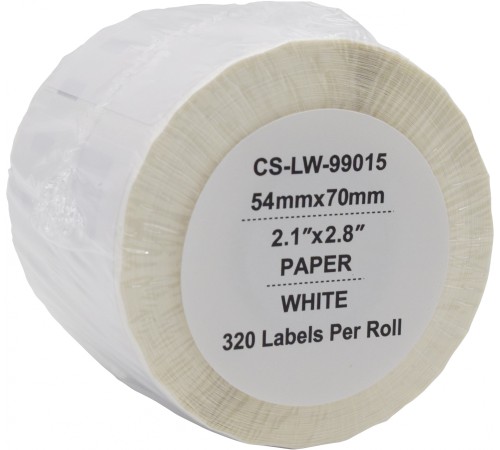 Этикетки Cactus CS-LW-99015 сег.:70x54мм черный белый 320шт/рул Dymo Label Writer 450/4XL Этикетки Cactus CS-LW-99015 сег.:70x54мм черный белый 320шт/рул Dymo Label Writer 450/4XL