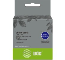 Этикетки Cactus CS-LW-99012 сег.:89x36мм черный белый 260шт/рул Dymo Label Writer 450/4XL