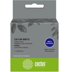Этикетки Cactus CS-LW-99012 сег.:89x36мм черный белый 260шт/рул Dymo Label Writer 450/4XL