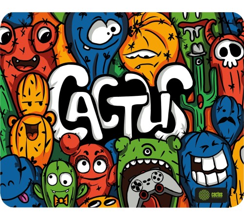 Коврик для мыши Cactus Colorful Cacti 400x300x3мм (CS-MP-PRO07XL) Коврик для мыши Cactus Colorful Cacti 400x300x3мм (CS-MP-PRO07XL)