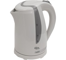 Чайник электрический Oasis K-2PW 1.7л. 2200Вт белый корпус: пластик