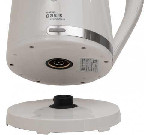Чайник электрический Oasis K-2PW 1.7л. 2200Вт белый корпус: пластик Чайник электрический Oasis K-2PW 1.7л. 2200Вт белый корпус: пластик