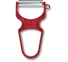Овощечистка для овощей и фруктов Victorinox Rapid красный карт.кор.с лезвием жульен (6.0934.1)
