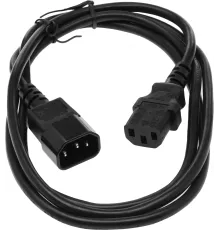 Кабель-удлинитель Premier 5-284 IEC C13 IEC C14 1.8м (5-284(0.5) 1.8) черный (Bulk)
