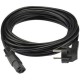 Кабель Premier 5-280 IEC C13 Евровилка угловой 10м (5-280(1.0) 10.0) черный (Bulk)