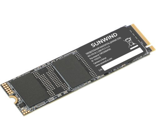 Накопитель SSD SunWind PCIe 3.0 x4 4TB SWSSD004TN3 NV3 M.2 2280