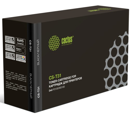 Картридж лазерный Cactus T31 CS-T31 черный (3500стр.) для Deli P3100/M3100