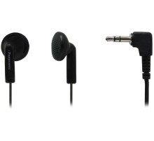 Наушники вкладыши Panasonic RP-HV094GU-K 1.2м черный проводные в ушной раковине