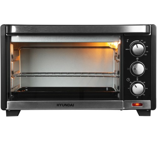 Мини-печь Hyundai MIO-HY091 20л. 1380Вт черный