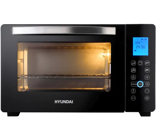 Мини-печь Hyundai MIO-HY096 28л. 1600Вт черный Мини-печь Hyundai MIO-HY096 28л. 1600Вт черный