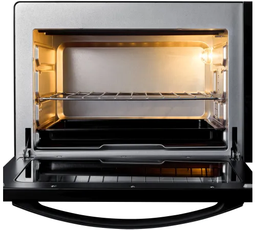 Мини-печь Hyundai MIO-HY096 28л. 1600Вт черный Мини-печь Hyundai MIO-HY096 28л. 1600Вт черный