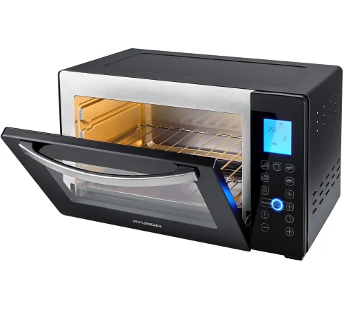 Мини-печь Hyundai MIO-HY096 28л. 1600Вт черный Мини-печь Hyundai MIO-HY096 28л. 1600Вт черный