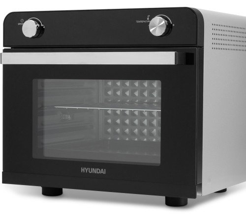 Мини-печь Hyundai MIO-HY087 36л. 1700Вт серебристый/черный Мини-печь Hyundai MIO-HY087 36л. 1700Вт серебристый/черный