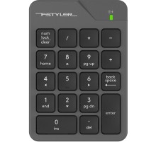 Числовой блок A4Tech FGK21C серый USB беспроводная slim для ноутбука