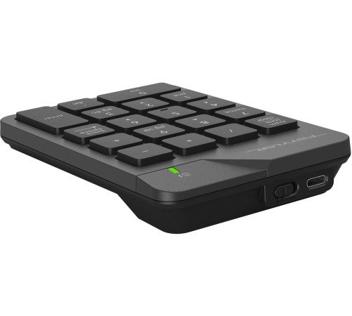 Числовой блок A4Tech FGK21C серый USB беспроводная slim для ноутбука Числовой блок A4Tech FGK21C серый USB беспроводная slim для ноутбука
