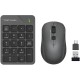 Числовой блок + мышь A4Tech Fstyler FG1600C Air клав:серый мышь:серый/черный USB беспроводная slim (FG1600C)