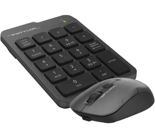 Числовой блок + мышь A4Tech Fstyler FG1600C Air клав:серый мышь:серый/черный USB беспроводная slim (FG1600C) Числовой блок + мышь A4Tech Fstyler FG1600C Air клав:серый мышь:серый/черный USB беспроводная slim (FG1600C)