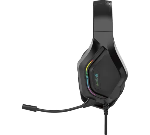Наушники с микрофоном Оклик HS-L600G черный 2.2м мониторные USB оголовье (1939588)