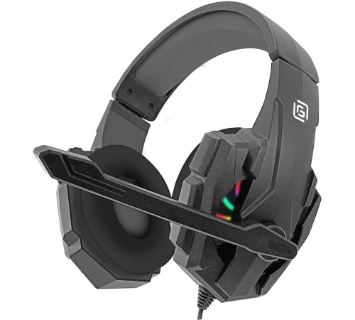 Наушники с микрофоном Оклик HS-L355G черный 1.8м мониторные оголовье (1939807)