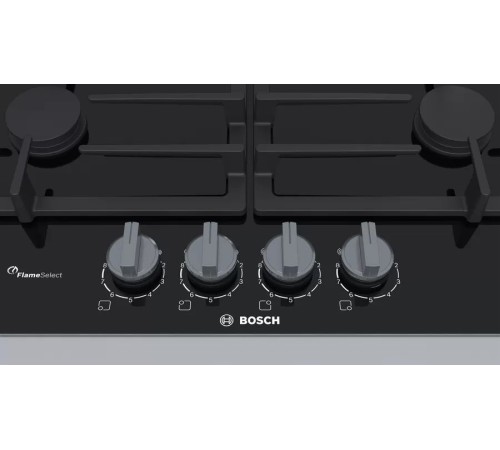 Газовая варочная поверхность Bosch PRP6A6D70R черный Газовая варочная поверхность Bosch PRP6A6D70R черный