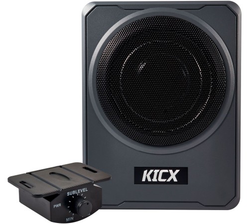 Сабвуфер автомобильный Kicx Q200BA 300Вт активный (20см/8")