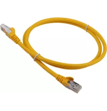 Патч-корд Lanmaster LAN-PC45/S6A-5.0-YL FTP RJ-45 вил.-вилка RJ-45 кат.6A 5м желтый LSZH (уп.:1шт)