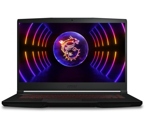 Ноутбук MSI GF63 Thin 12UCX-1037XRU Core i5 12450H 16Gb SSD256Gb NVIDIA GeForce RTX 2050 4Gb 15.6" IPS FHD (1920x1080) Free DOS black WiFi BT Cam (9S7-16R821-1037)