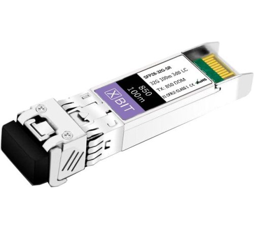 Трансивер Xbit SFP28-32G-SR SFP28 32Gb/s 100m 850nm MM 3dB 2LC DDM Трансивер Xbit SFP28-32G-SR SFP28 32Gb/s 100m 850nm MM 3dB 2LC DDM